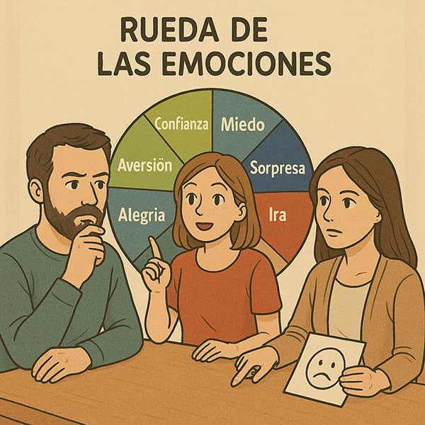 circulo de las emociones para adultos