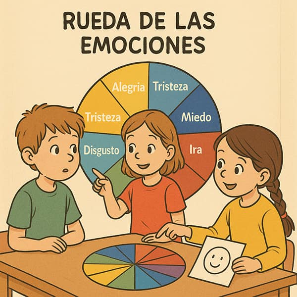 rueda de las emociones para niños