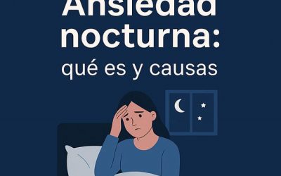 Ansiedad nocturna: qué es y causas