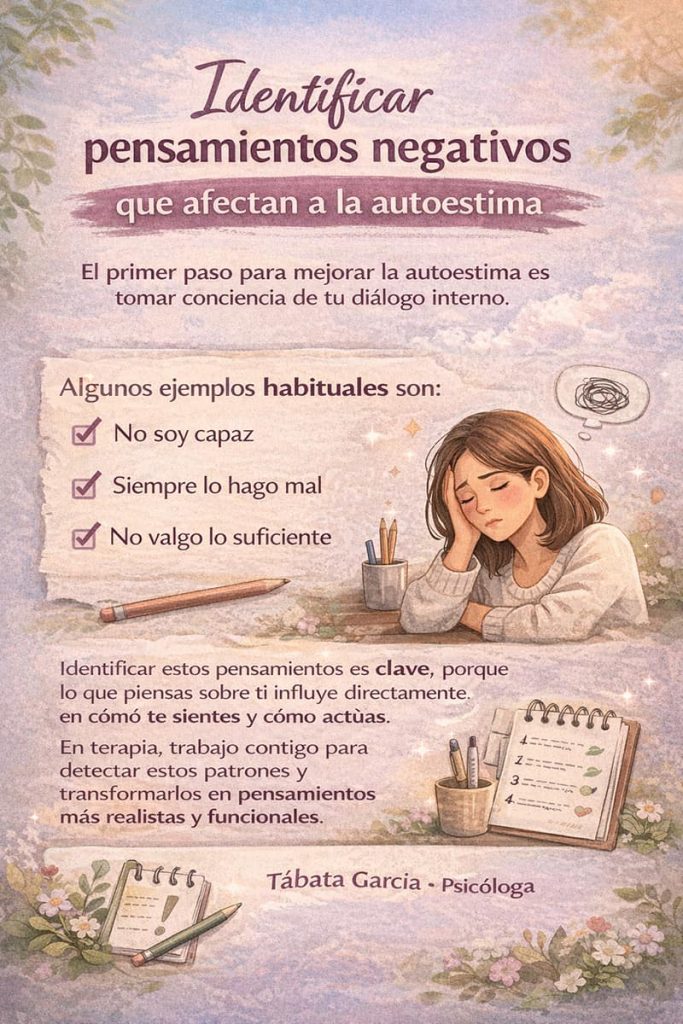 pensamientos negativos autoestima