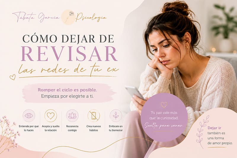 dejar de revisar las redes de tu ex